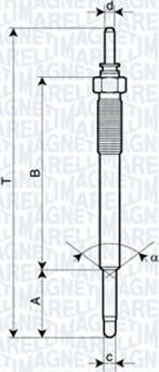 Magneti Marelli 062900074304 - Glühkerze alexcarstop-ersatzteile.com