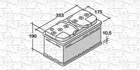 Magneti Marelli 068100085010 - Starterbatterie alexcarstop-ersatzteile.com