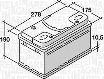 Magneti Marelli 068074068010 - Starterbatterie alexcarstop-ersatzteile.com