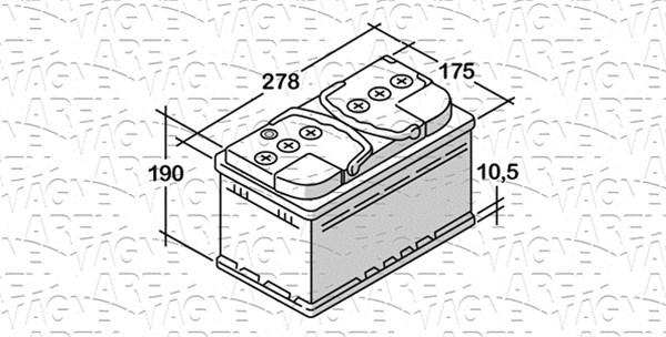 Magneti Marelli 068077073010 - Starterbatterie alexcarstop-ersatzteile.com