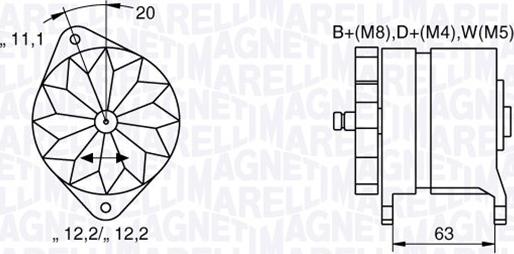 Magneti Marelli 063534690480 - Generator alexcarstop-ersatzteile.com