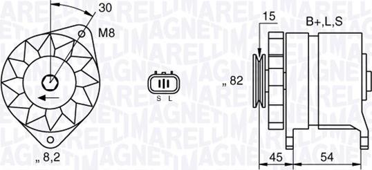 Magneti Marelli 063532605010 - Generator alexcarstop-ersatzteile.com