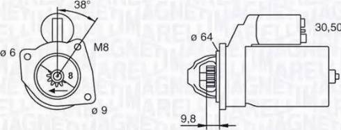 Magneti Marelli 063102021010 - Starter alexcarstop-ersatzteile.com