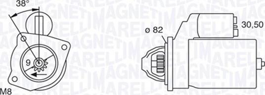 Magneti Marelli 063114014010 - Starter alexcarstop-ersatzteile.com