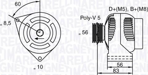 Magneti Marelli 063341740010 - Generator alexcarstop-ersatzteile.com