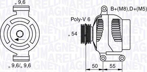 Magneti Marelli 063358062010 - Generator alexcarstop-ersatzteile.com