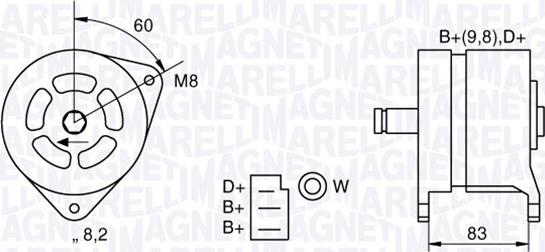 Magneti Marelli 063324264010 - Generator alexcarstop-ersatzteile.com