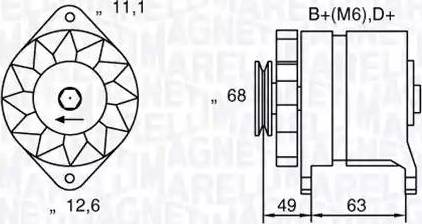 Magneti Marelli 063321041010 - Generator alexcarstop-ersatzteile.com