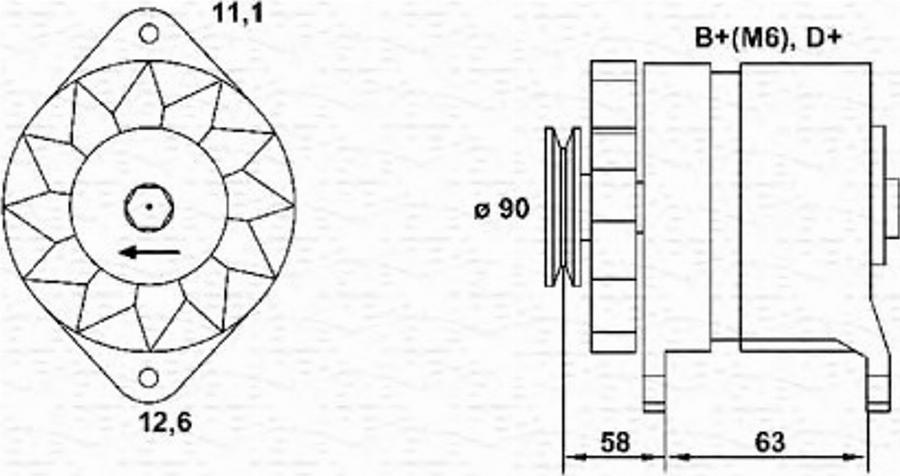 Magneti Marelli 063321019010 - Generator alexcarstop-ersatzteile.com