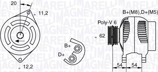 Magneti Marelli 063321859010 - Generator alexcarstop-ersatzteile.com