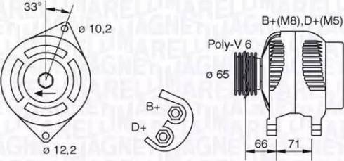 Magneti Marelli 063321391010 - Generator alexcarstop-ersatzteile.com