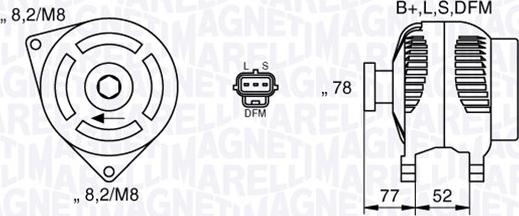 Magneti Marelli 063377418010 - Generator alexcarstop-ersatzteile.com