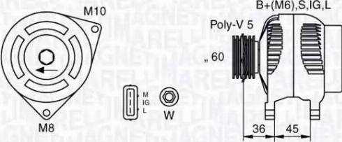 Magneti Marelli 063377433010 - Generator alexcarstop-ersatzteile.com