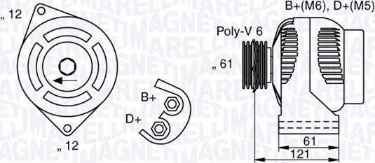 Magneti Marelli 063377017010 - Generator alexcarstop-ersatzteile.com