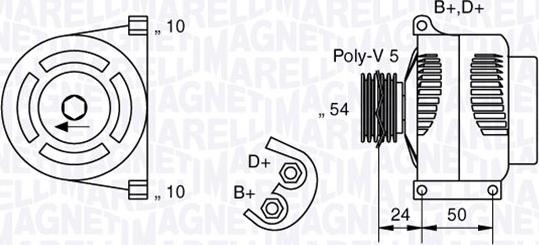 Magneti Marelli 063377027010 - Generator alexcarstop-ersatzteile.com