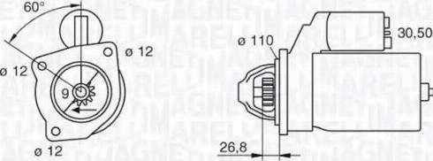 Magneti Marelli 063216831010 - Starter alexcarstop-ersatzteile.com