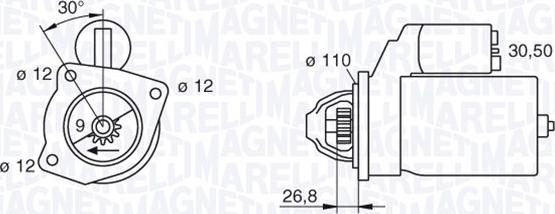 Magneti Marelli 063217154010 - Starter alexcarstop-ersatzteile.com