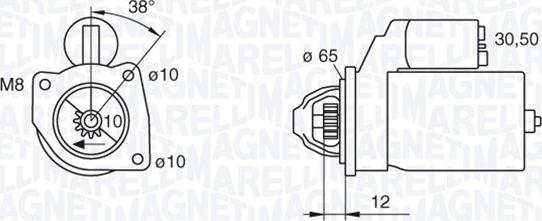 Magneti Marelli 063280060010 - Starter alexcarstop-ersatzteile.com