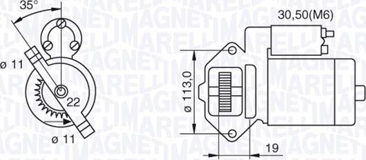 Magneti Marelli 063280031010 - Starter alexcarstop-ersatzteile.com