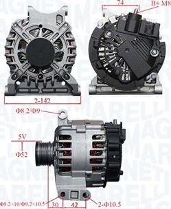 Magneti Marelli 063739065010 - Generator alexcarstop-ersatzteile.com