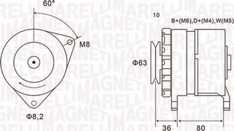 Magneti Marelli 063735060010 - Generator alexcarstop-ersatzteile.com