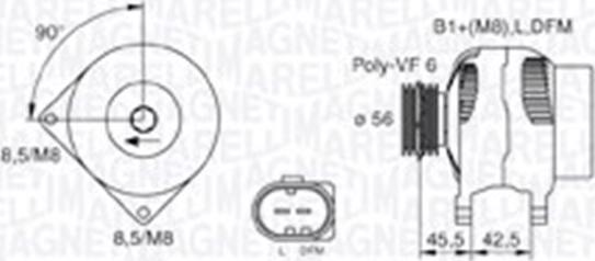 Magneti Marelli 063730001010 - Generator alexcarstop-ersatzteile.com