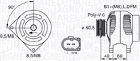 Magneti Marelli 063730007010 - Generator alexcarstop-ersatzteile.com