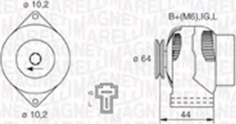 Magneti Marelli 063730019010 - Generator alexcarstop-ersatzteile.com