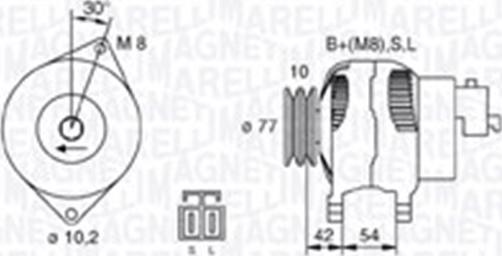 Magneti Marelli 063730015010 - Generator alexcarstop-ersatzteile.com