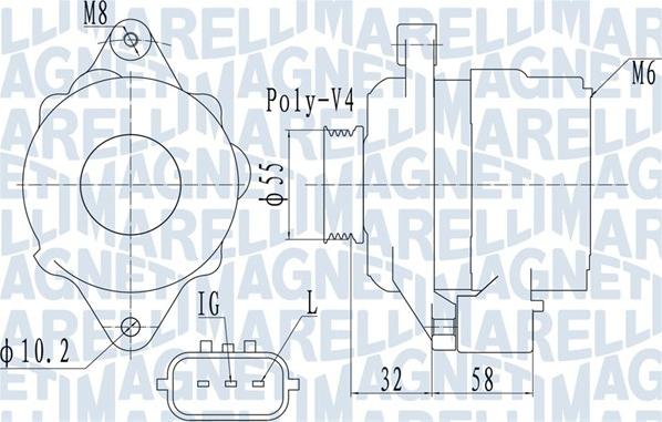 Magneti Marelli 063731943010 - Generator alexcarstop-ersatzteile.com