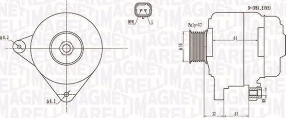 Magneti Marelli 063731959010 - Generator alexcarstop-ersatzteile.com