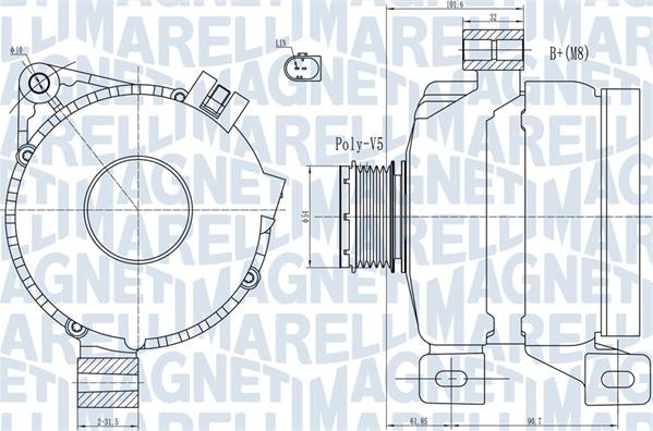 Magneti Marelli 063731968010 - Generator alexcarstop-ersatzteile.com