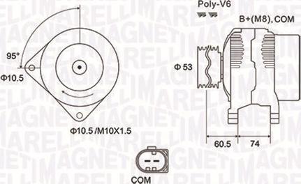 Magneti Marelli 063731905010 - Generator alexcarstop-ersatzteile.com