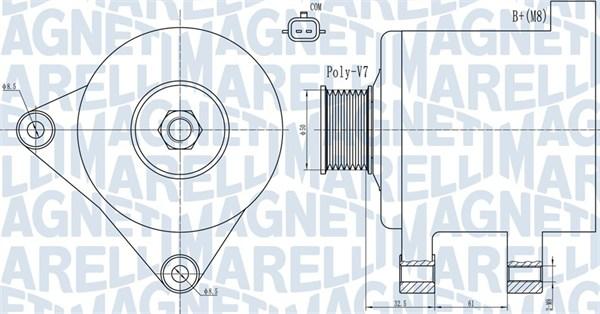 Magneti Marelli 063731918010 - Generator alexcarstop-ersatzteile.com