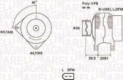 Magneti Marelli 063731912010 - Generator alexcarstop-ersatzteile.com