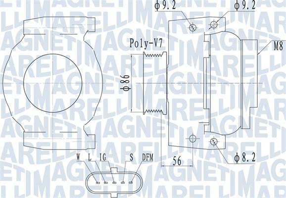 Magneti Marelli 063731917010 - Generator alexcarstop-ersatzteile.com