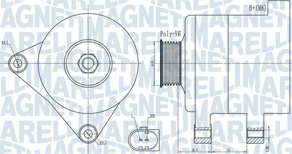 Magneti Marelli 063731985010 - Generator alexcarstop-ersatzteile.com