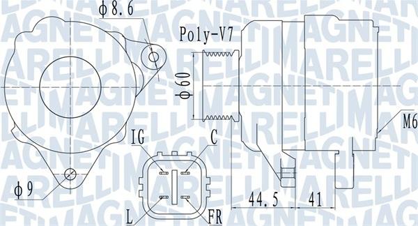 Magneti Marelli 063731981010 - Generator alexcarstop-ersatzteile.com