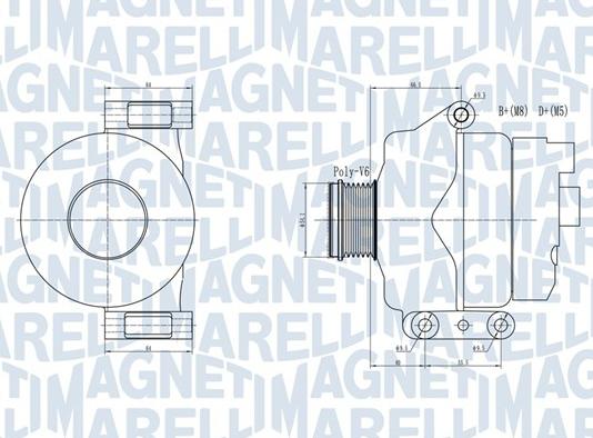 Magneti Marelli 063731934010 - Generator alexcarstop-ersatzteile.com