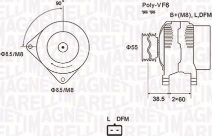 Magneti Marelli 063731933010 - Generator alexcarstop-ersatzteile.com