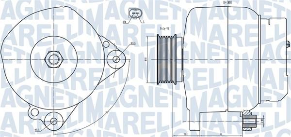 Magneti Marelli 063731445010 - Generator alexcarstop-ersatzteile.com