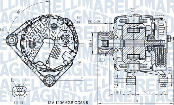 Magneti Marelli 063731406710 - Generator alexcarstop-ersatzteile.com