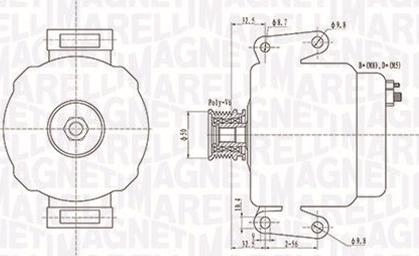 Magneti Marelli 063731481010 - Generator alexcarstop-ersatzteile.com