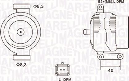 Magneti Marelli 063731470010 - Generator alexcarstop-ersatzteile.com