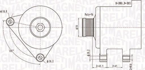 Magneti Marelli 063731553010 - Generator alexcarstop-ersatzteile.com