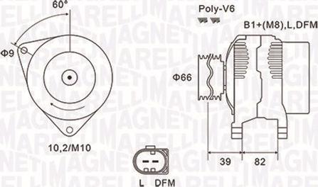 Magneti Marelli 063731588010 - Generator alexcarstop-ersatzteile.com