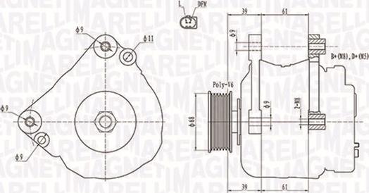 Magneti Marelli 063731587010 - Generator alexcarstop-ersatzteile.com