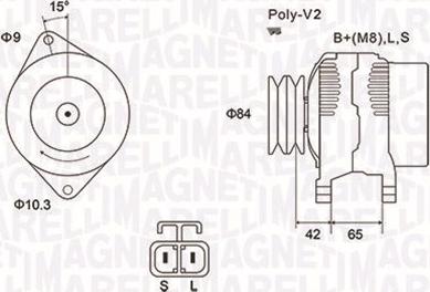 Magneti Marelli 063731530010 - Generator alexcarstop-ersatzteile.com