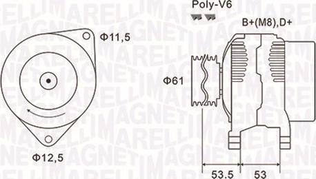 Magneti Marelli 063731698010 - Generator alexcarstop-ersatzteile.com