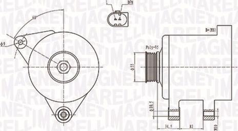 Magneti Marelli 063731664010 - Generator alexcarstop-ersatzteile.com